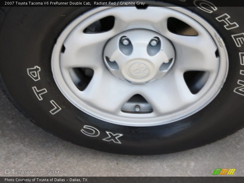 Radiant Red / Graphite Gray 2007 Toyota Tacoma V6 PreRunner Double Cab
