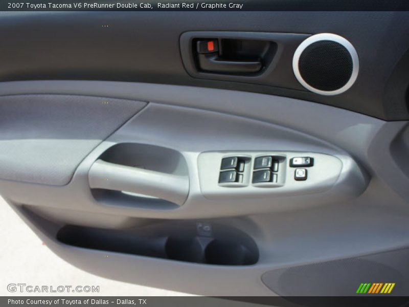 Radiant Red / Graphite Gray 2007 Toyota Tacoma V6 PreRunner Double Cab