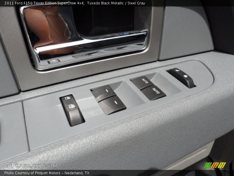 Tuxedo Black Metallic / Steel Gray 2011 Ford F150 Texas Edition SuperCrew 4x4