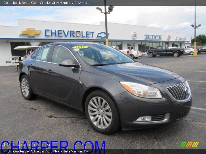 Granite Gray Metallic / Cashmere 2011 Buick Regal CXL