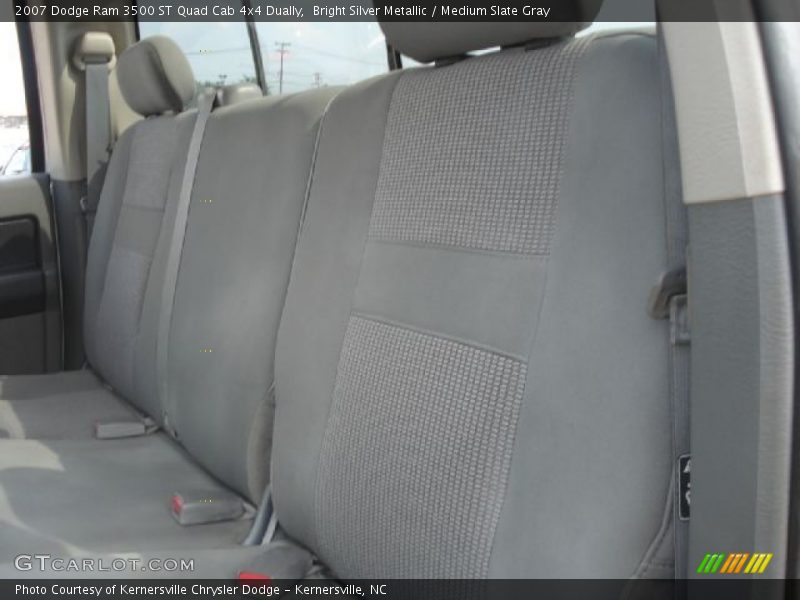 Bright Silver Metallic / Medium Slate Gray 2007 Dodge Ram 3500 ST Quad Cab 4x4 Dually
