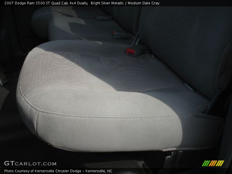 Bright Silver Metallic / Medium Slate Gray 2007 Dodge Ram 3500 ST Quad Cab 4x4 Dually