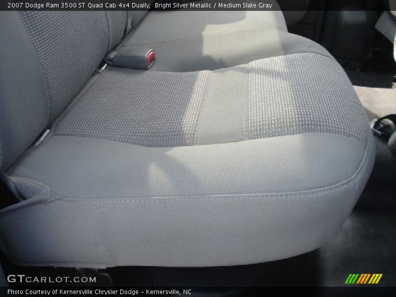 Bright Silver Metallic / Medium Slate Gray 2007 Dodge Ram 3500 ST Quad Cab 4x4 Dually