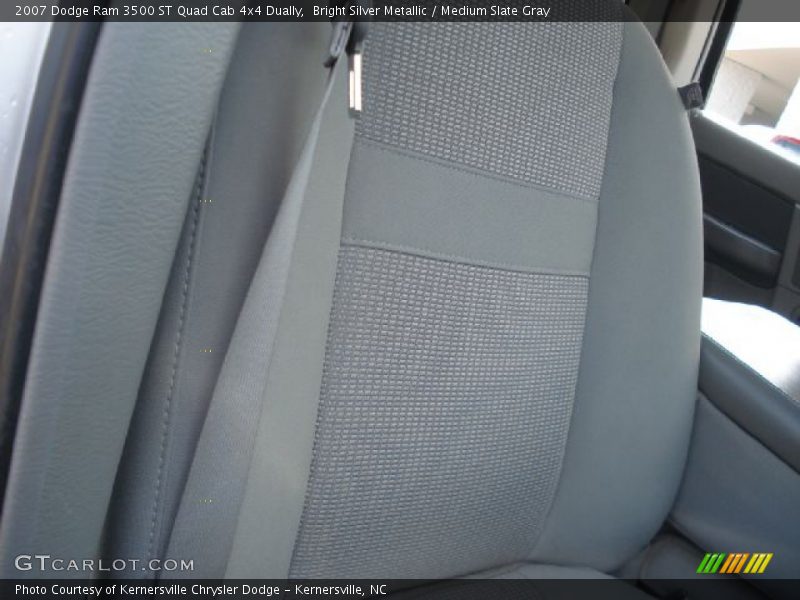 Bright Silver Metallic / Medium Slate Gray 2007 Dodge Ram 3500 ST Quad Cab 4x4 Dually