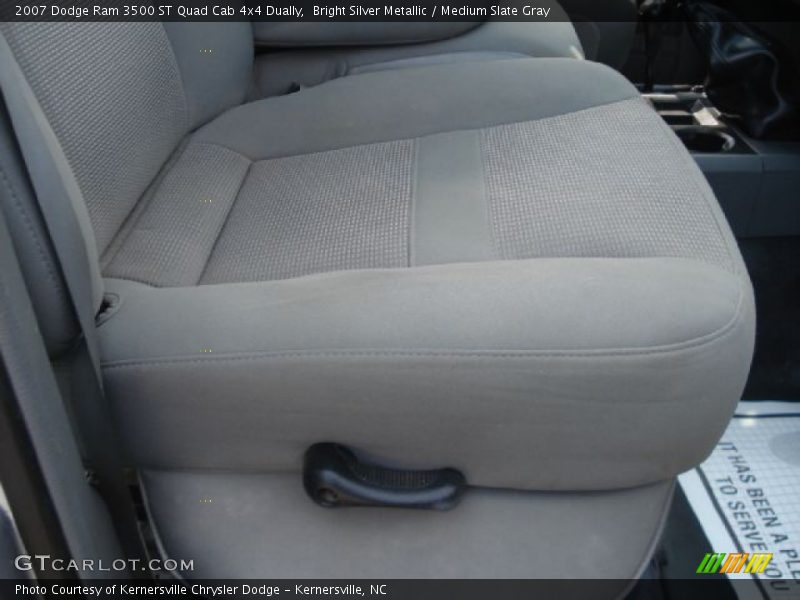 Bright Silver Metallic / Medium Slate Gray 2007 Dodge Ram 3500 ST Quad Cab 4x4 Dually