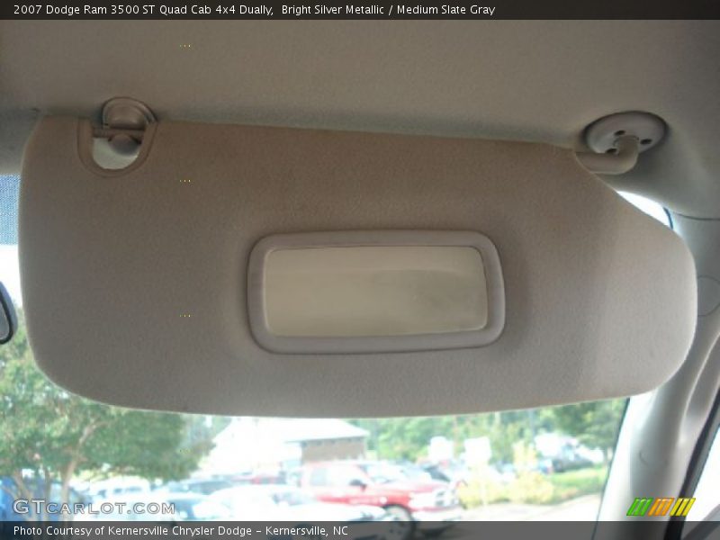 Bright Silver Metallic / Medium Slate Gray 2007 Dodge Ram 3500 ST Quad Cab 4x4 Dually