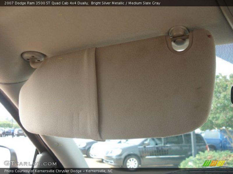 Bright Silver Metallic / Medium Slate Gray 2007 Dodge Ram 3500 ST Quad Cab 4x4 Dually