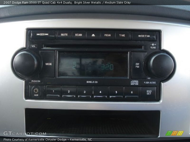 Bright Silver Metallic / Medium Slate Gray 2007 Dodge Ram 3500 ST Quad Cab 4x4 Dually