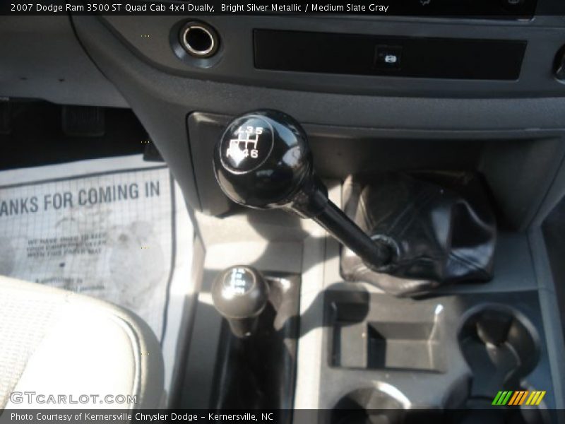 Bright Silver Metallic / Medium Slate Gray 2007 Dodge Ram 3500 ST Quad Cab 4x4 Dually