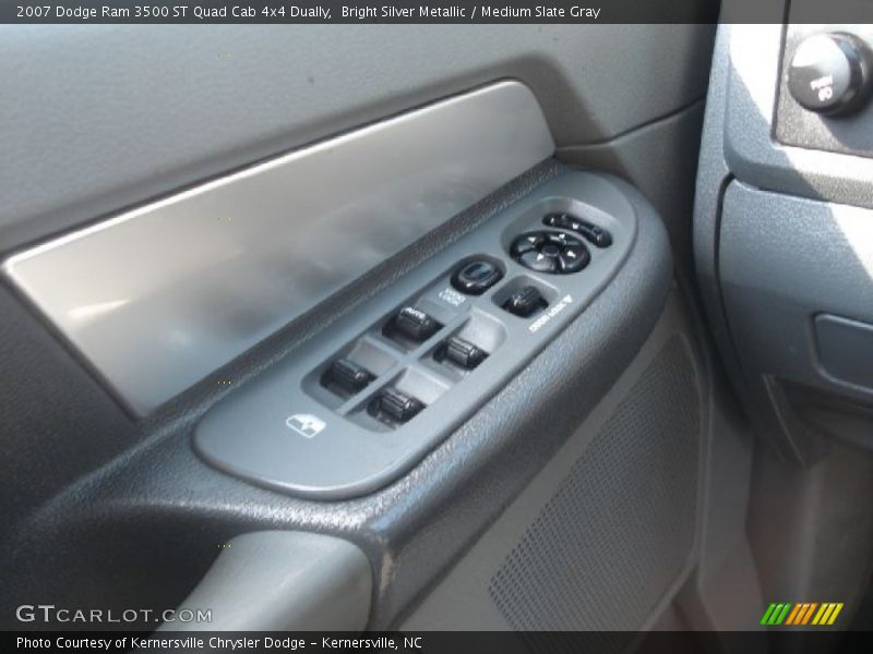 Bright Silver Metallic / Medium Slate Gray 2007 Dodge Ram 3500 ST Quad Cab 4x4 Dually