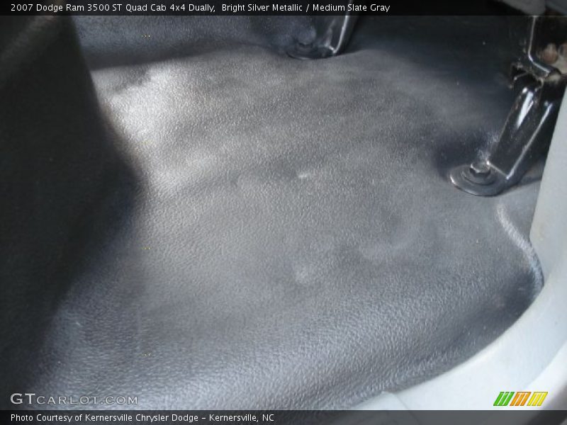 Bright Silver Metallic / Medium Slate Gray 2007 Dodge Ram 3500 ST Quad Cab 4x4 Dually