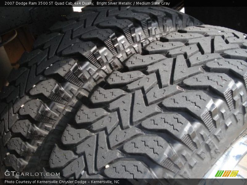 Bright Silver Metallic / Medium Slate Gray 2007 Dodge Ram 3500 ST Quad Cab 4x4 Dually