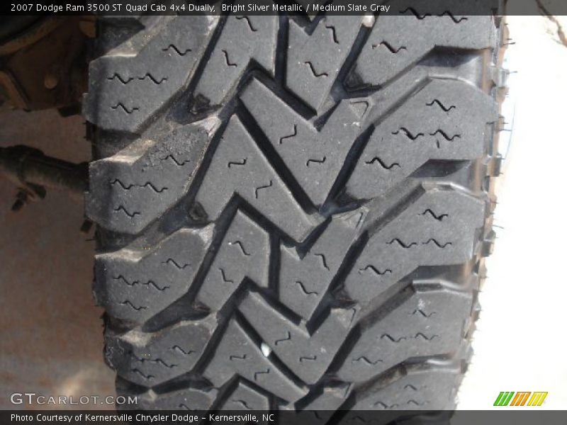 Bright Silver Metallic / Medium Slate Gray 2007 Dodge Ram 3500 ST Quad Cab 4x4 Dually