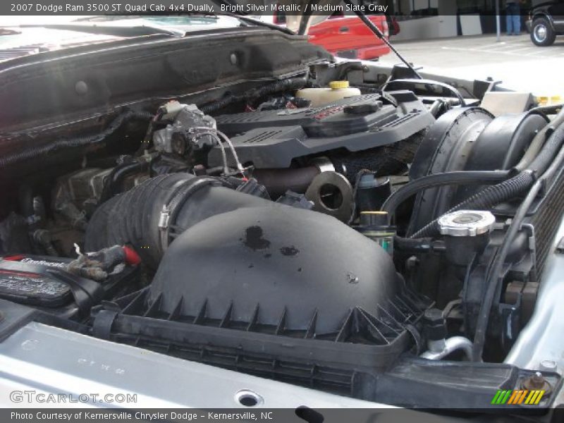 Bright Silver Metallic / Medium Slate Gray 2007 Dodge Ram 3500 ST Quad Cab 4x4 Dually