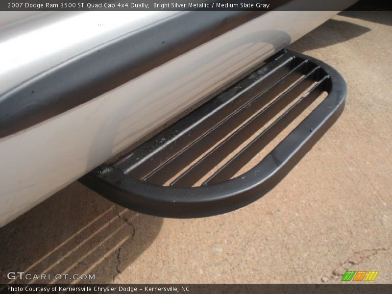 Bright Silver Metallic / Medium Slate Gray 2007 Dodge Ram 3500 ST Quad Cab 4x4 Dually