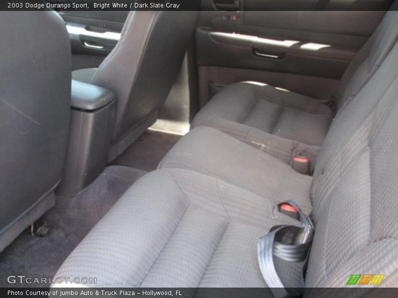 Bright White / Dark Slate Gray 2003 Dodge Durango Sport