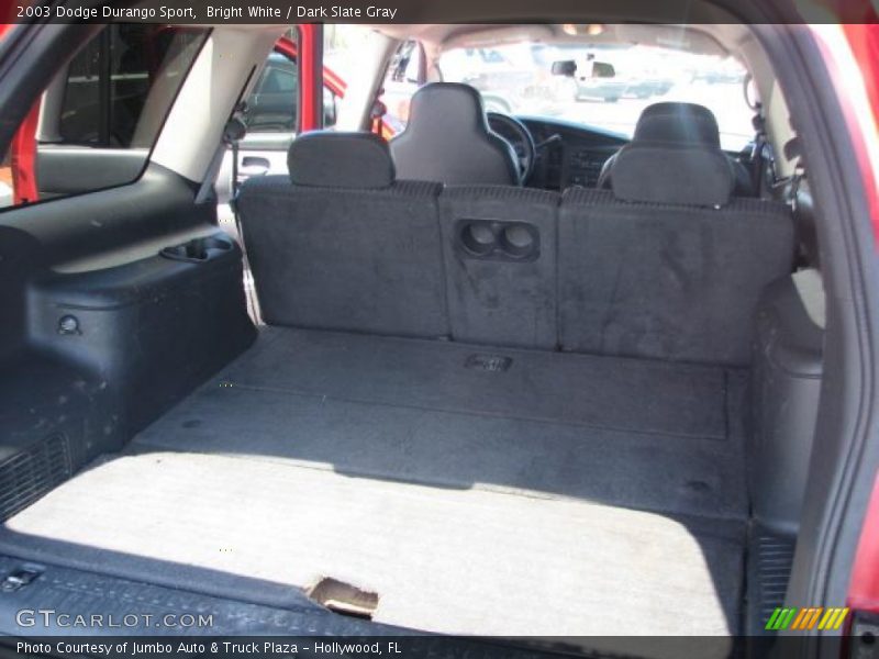 Bright White / Dark Slate Gray 2003 Dodge Durango Sport