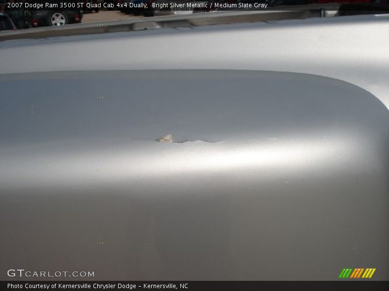 Bright Silver Metallic / Medium Slate Gray 2007 Dodge Ram 3500 ST Quad Cab 4x4 Dually