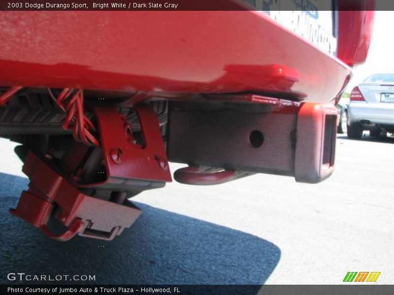 Bright White / Dark Slate Gray 2003 Dodge Durango Sport