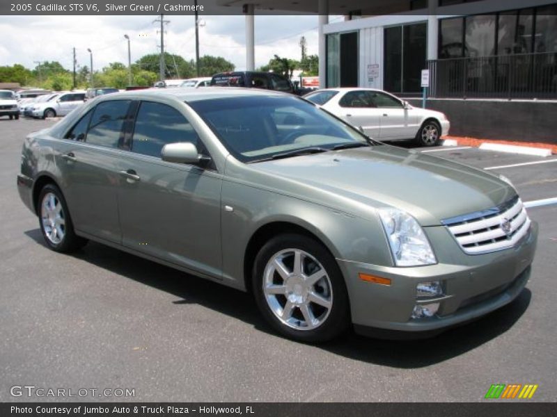 Silver Green / Cashmere 2005 Cadillac STS V6