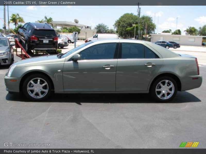 Silver Green / Cashmere 2005 Cadillac STS V6