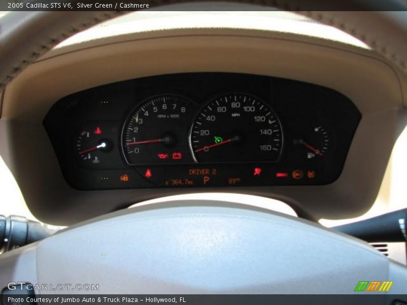 Silver Green / Cashmere 2005 Cadillac STS V6
