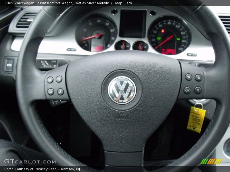 Reflex Silver Metallic / Deep Black 2009 Volkswagen Passat Komfort Wagon
