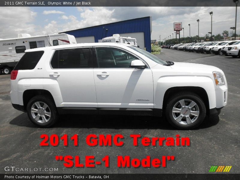 Olympic White / Jet Black 2011 GMC Terrain SLE