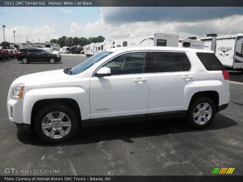Olympic White / Jet Black 2011 GMC Terrain SLE