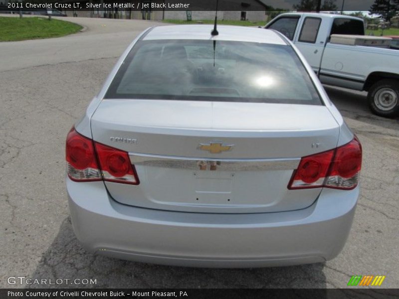 Silver Ice Metallic / Jet Black Leather 2011 Chevrolet Cruze LT