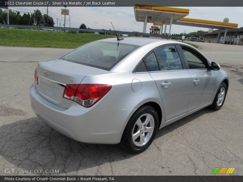 Silver Ice Metallic / Jet Black Leather 2011 Chevrolet Cruze LT