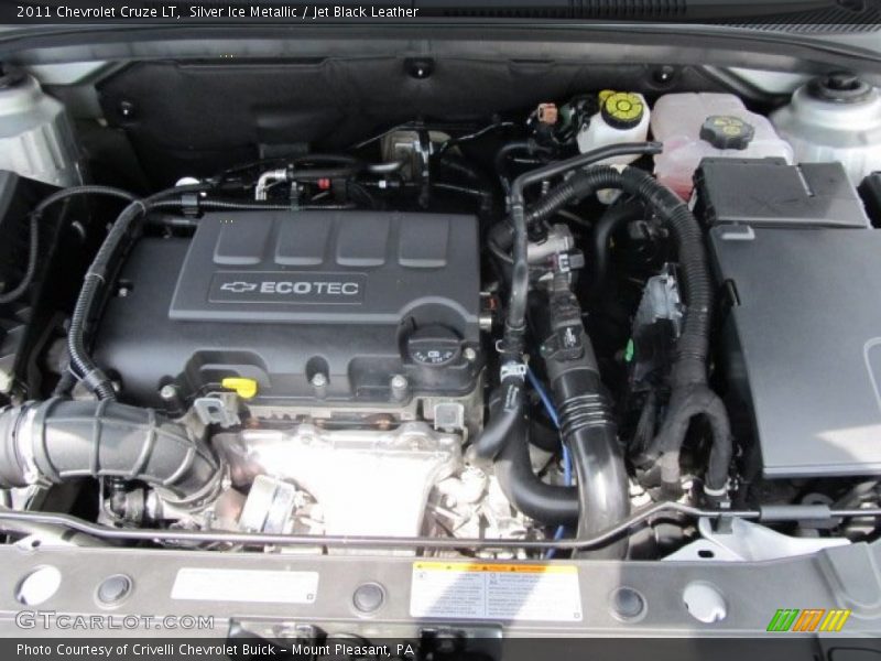 Silver Ice Metallic / Jet Black Leather 2011 Chevrolet Cruze LT