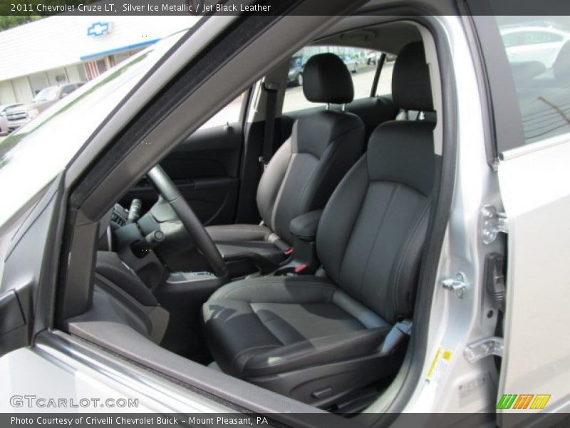 Silver Ice Metallic / Jet Black Leather 2011 Chevrolet Cruze LT