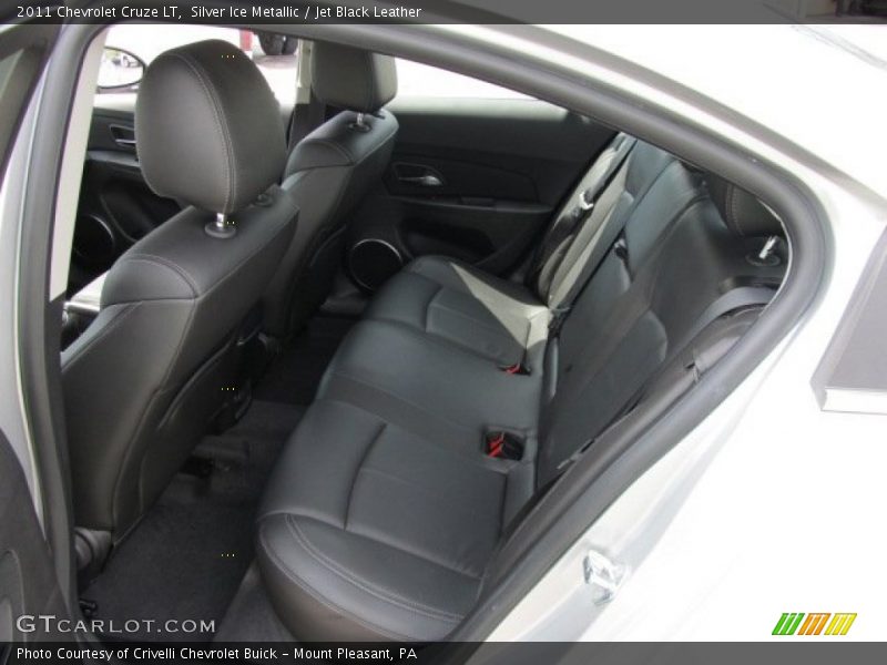 Silver Ice Metallic / Jet Black Leather 2011 Chevrolet Cruze LT