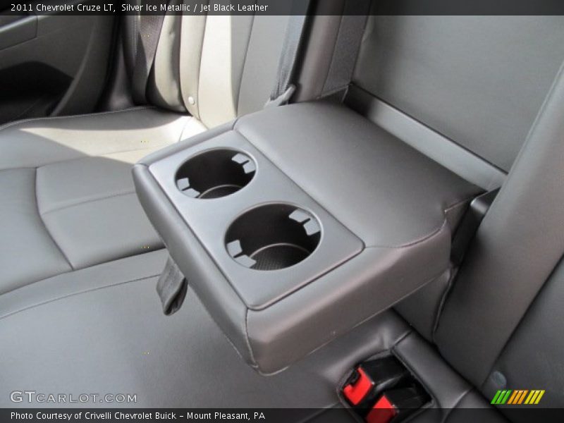 Silver Ice Metallic / Jet Black Leather 2011 Chevrolet Cruze LT