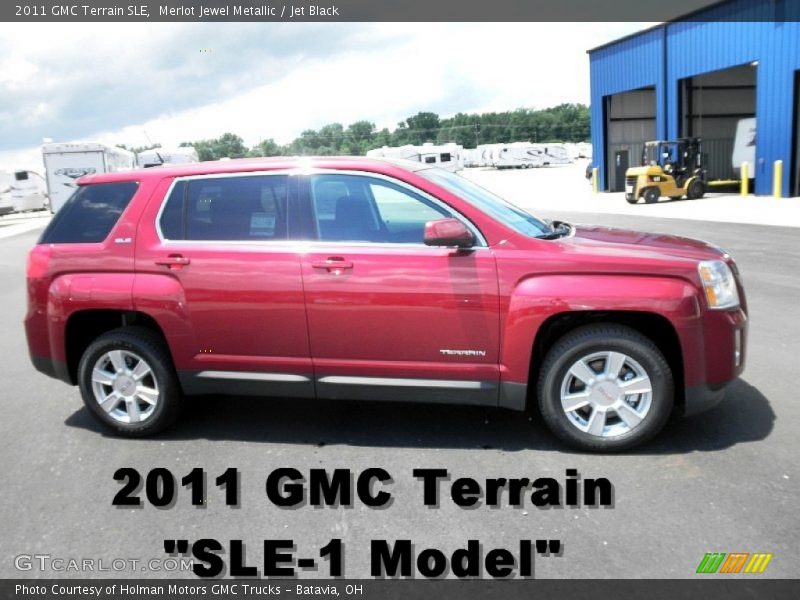 Merlot Jewel Metallic / Jet Black 2011 GMC Terrain SLE