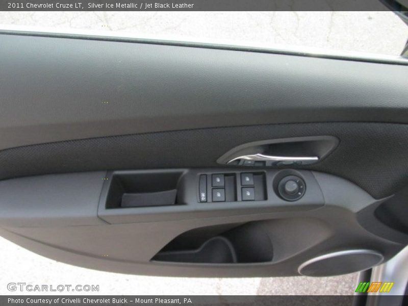 Silver Ice Metallic / Jet Black Leather 2011 Chevrolet Cruze LT