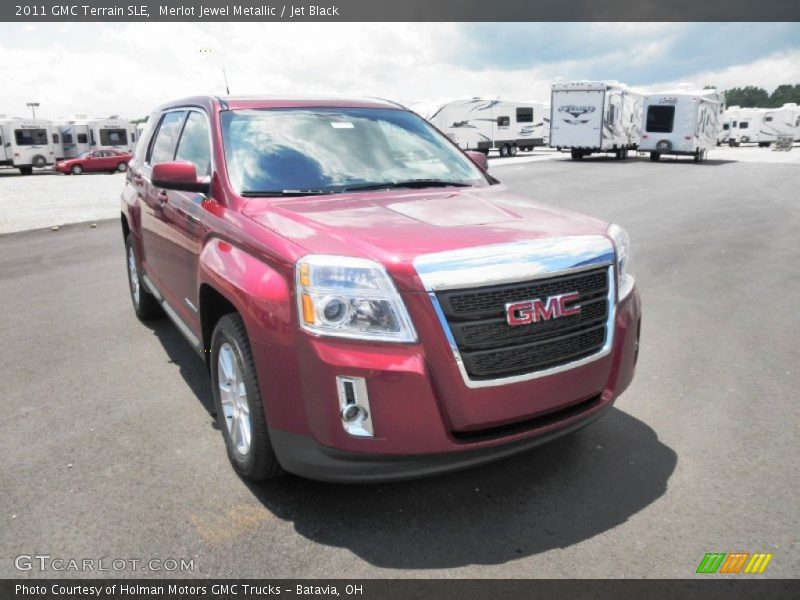 Merlot Jewel Metallic / Jet Black 2011 GMC Terrain SLE