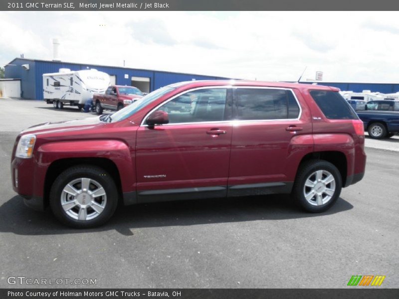 Merlot Jewel Metallic / Jet Black 2011 GMC Terrain SLE