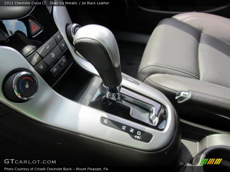 Silver Ice Metallic / Jet Black Leather 2011 Chevrolet Cruze LT