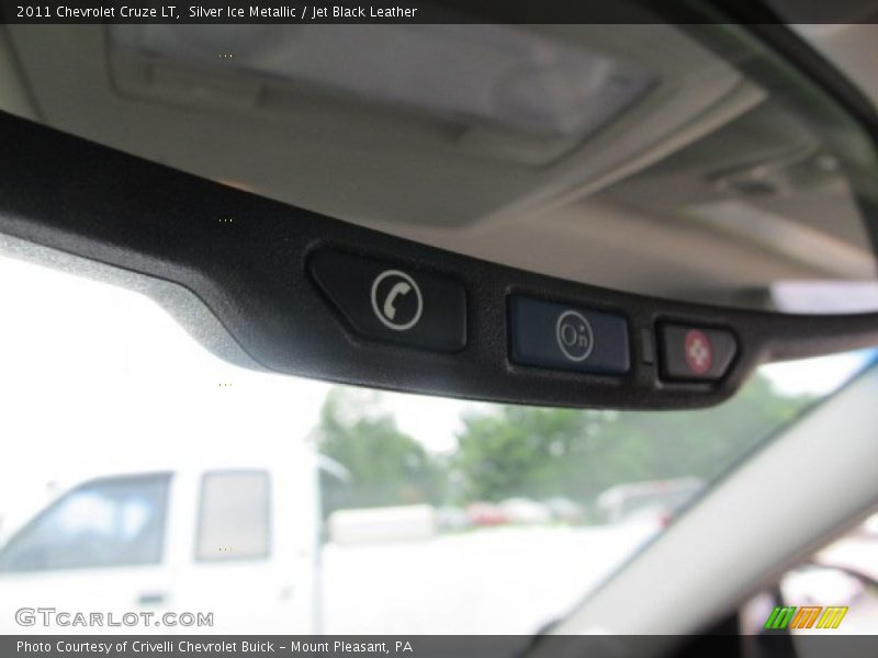 Silver Ice Metallic / Jet Black Leather 2011 Chevrolet Cruze LT