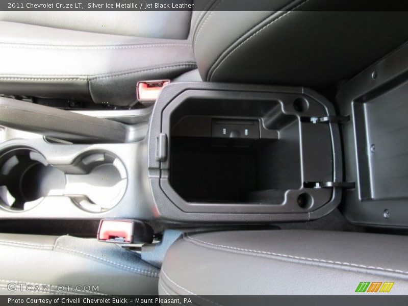 Silver Ice Metallic / Jet Black Leather 2011 Chevrolet Cruze LT