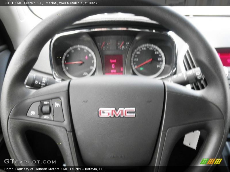 Merlot Jewel Metallic / Jet Black 2011 GMC Terrain SLE