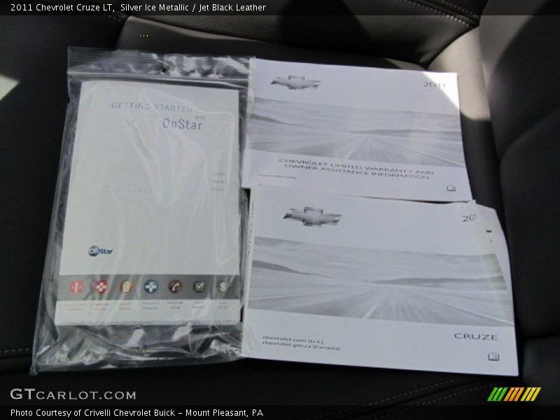 Silver Ice Metallic / Jet Black Leather 2011 Chevrolet Cruze LT