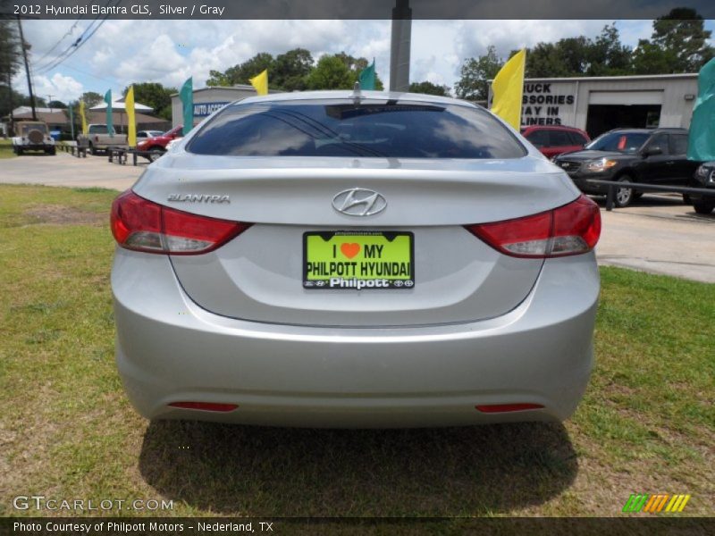 Silver / Gray 2012 Hyundai Elantra GLS