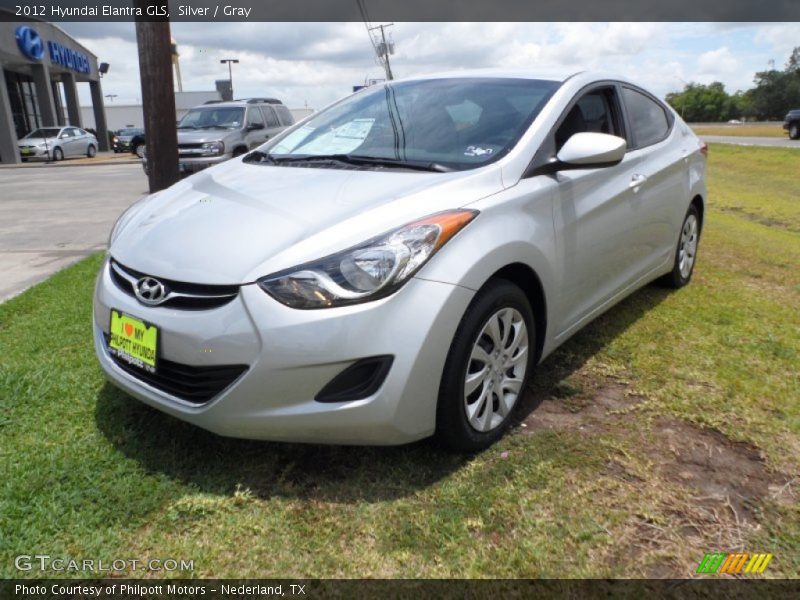Silver / Gray 2012 Hyundai Elantra GLS