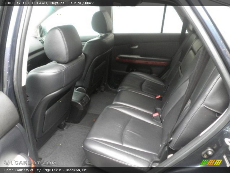 Neptune Blue Mica / Black 2007 Lexus RX 350 AWD