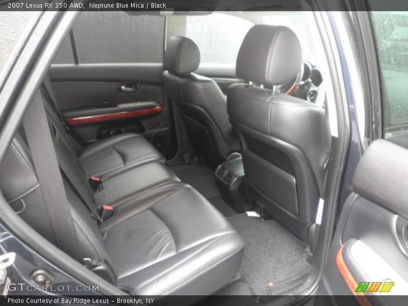 Neptune Blue Mica / Black 2007 Lexus RX 350 AWD