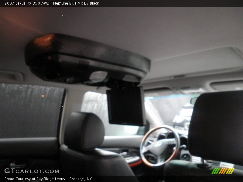 Neptune Blue Mica / Black 2007 Lexus RX 350 AWD