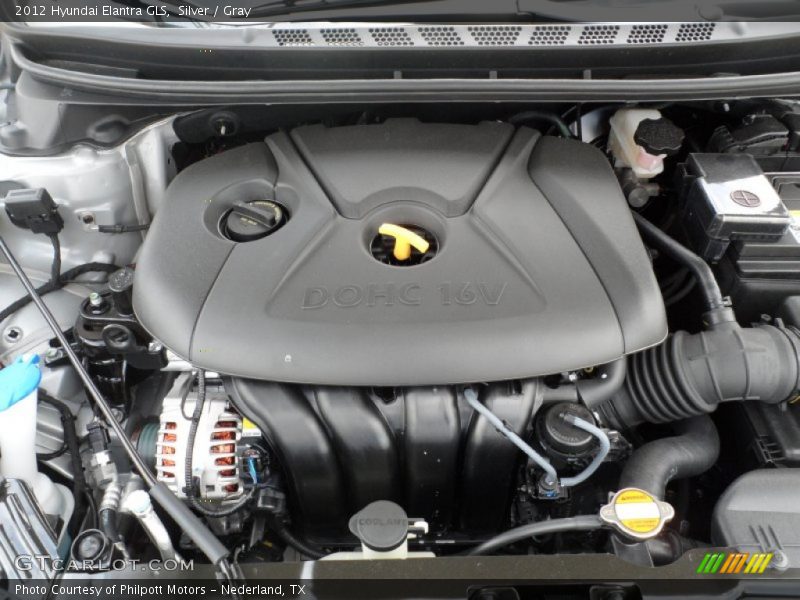  2012 Elantra GLS Engine - 2.0 Liter DOHC 16-Valve D-CVVT 4 Cylinder